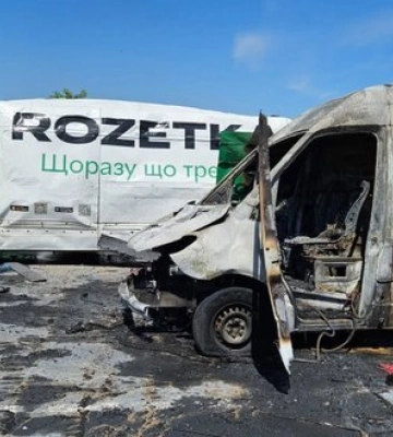 Склад Rozetka атакований у Броварах на Київщині. ФОТО