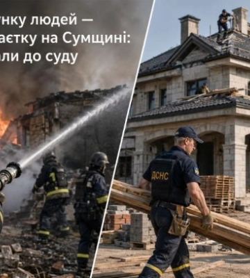 Вместо спасения людей — строительство дома в Сумской области: дело передали в суд