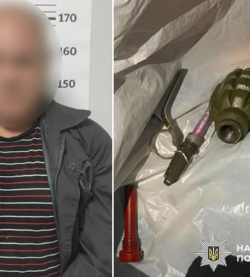 На Хмельниччині поліцейські вилучили у п’яного водія бойові гранати