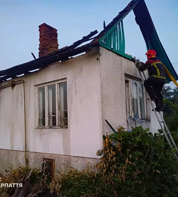 У селі на Закарпатті пожежа у приватному будинку забрала життя двох людей, - ДСНС