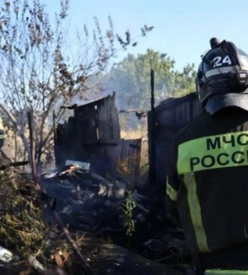 Под Мелитополем женщина едва не погибла из-за пожара: оккупанты дают издевательские советы 