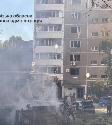 Известно уже об 11 раненых в результате удара по Запорожью
