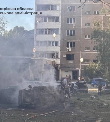 Россияне во второй раз атаковали Запорожье КАБом