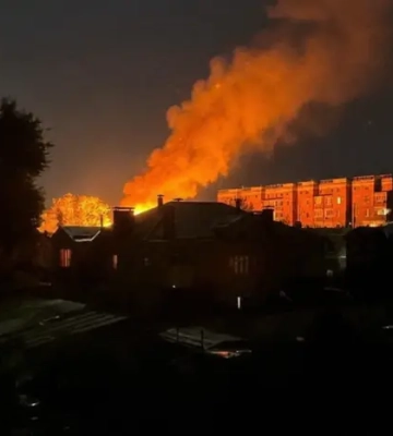 Дрони атакували окупований Крим: у Керчі спалахнула пожежа