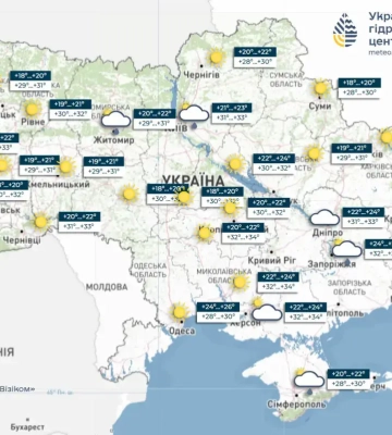 Прогноз погоди на 4 серпня 2026 р. в Україні: пекельна спека повертається