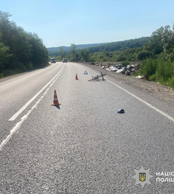 Фатальна ДТП на Мукачівщині: після зіткнення з автомобілем помер 64-річний велосипедист