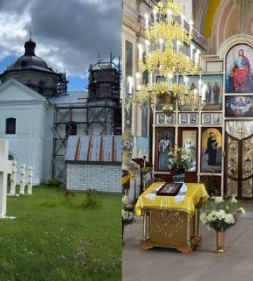 Копия иконы 17 века и загадочный склеп: где в Житомирской области стоит храм, которому более 230 лет