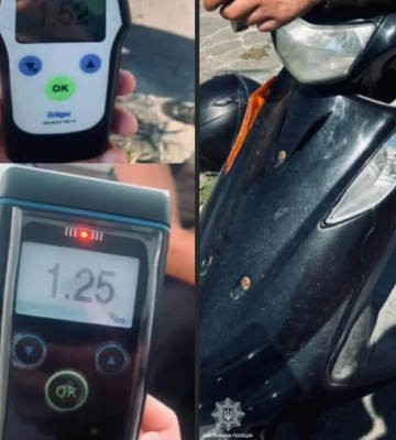 Нетверезого мотоцикліста зупинили в селі на Рівненщині