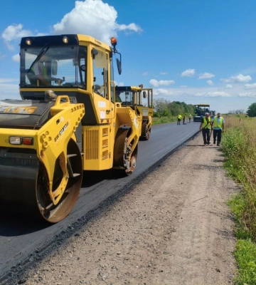 На Полтавщині за тиждень оновили майже 39 тисяч квадратних метрів доріг