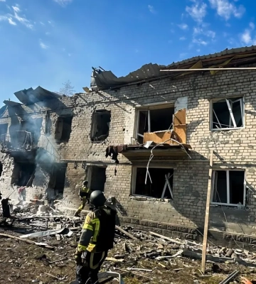 Харьковская область: ракетный удар по Балаклее оставил людей без крова. ФОТО