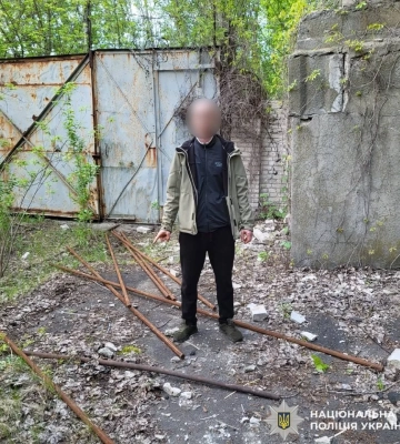Не атлет: более 200 кг металлических изделий в Харькове мужчина хотел похитить