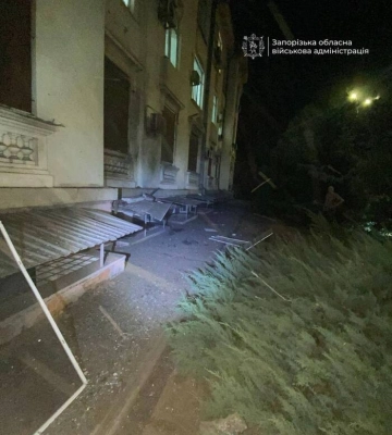 Рашисти обстріляли дитячу лікарню у Запоріжжі