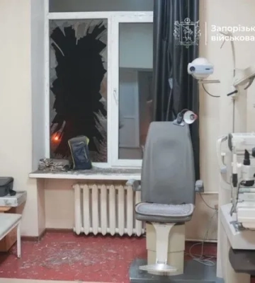 Россияне нанесли удар по детской больнице в Запорожье