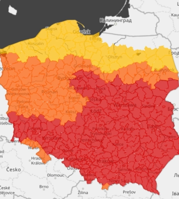 Половину Польщі охопила екстремальна спека