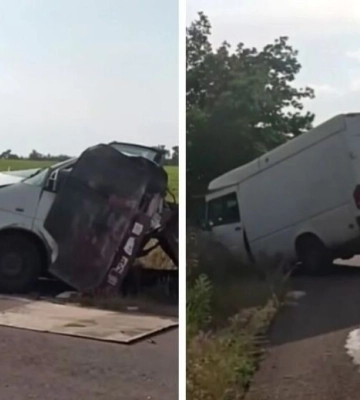 На Дніпропетровщині автобус із пасажирами виїхав на зустрічну смугу та врізався у вантажівку