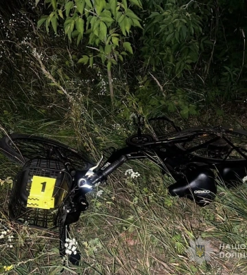 На Волині нетверезий чоловік на електровелосипеді сам себе відправив до лікарні