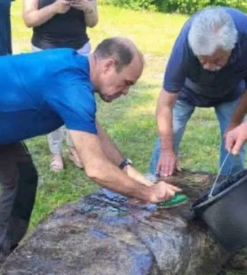 Тисячолітню кам’яну бабу на Житомирщині внесли до Реєстру культурної спадщини
