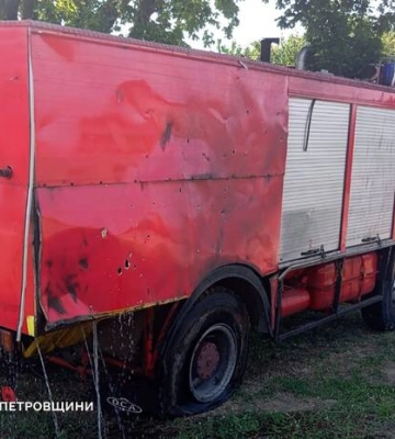 Рашисти завдали повторного удару по рятувальниках на Дніпропетровщині — пошкоджено техніку