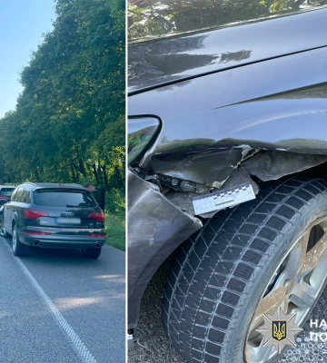 На Хмельниччині поліцейські знайшли та затримали водія, який втік з місця ДТП із тяжко пораненими
