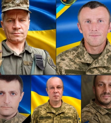 На Рівненщині попрощалися із п’ятьма захисниками України