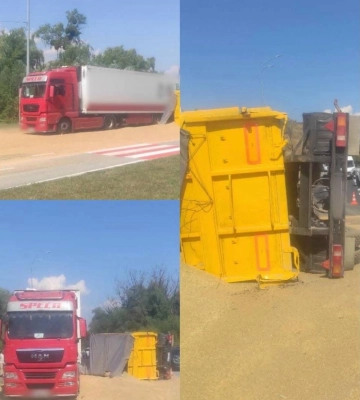 Неподалік Дубна сталася ДТП з двома вантажівками