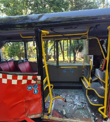 Девять пострадавших в результате ДТП с участием автобуса в Харькове