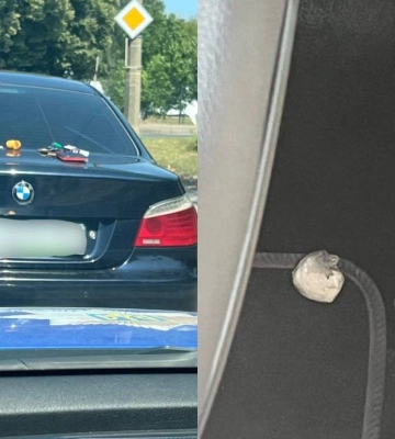 У Луцьку в салоні BMW патрульні знайшли наркотики