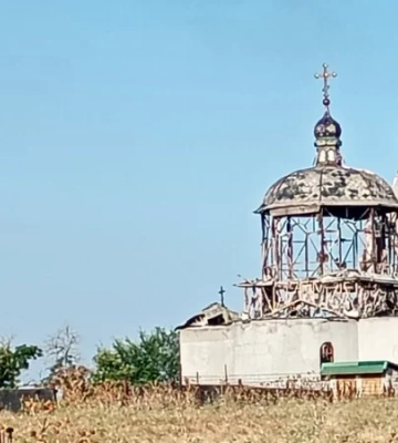 Будували в пам’ять про загиблих воїнів: на Херсонщині окупанти знищили храм Різдва Богородиці