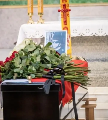 У Києві попрощалися з польським волонтером, який загинув через російський удар по Харкову