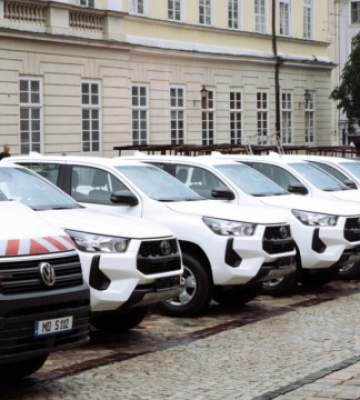 Львів передав військовим автомобілі й обладнання більш як на ₴15 мільйонів