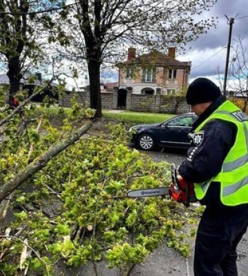 Последствия непогоды на Киевщине: в Кагарлыке повреждены 62 дома, тысячи семей остались без света