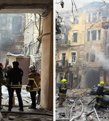Ворожа атака на Одесу: пошкоджено житлові будинки в кількох районах, є поранені