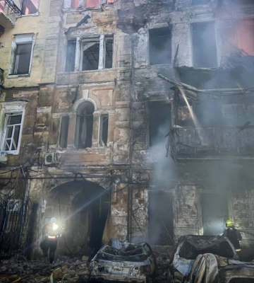 В Одессе в результате ночной атаки РФ пострадали 6 человек, есть разрушения