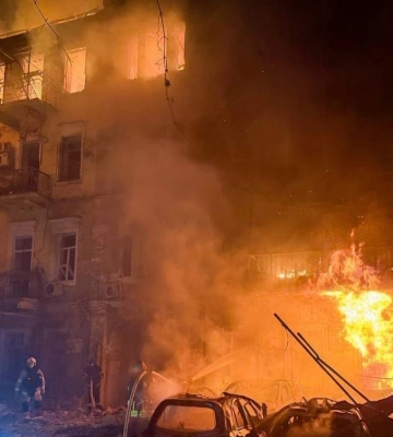 Восемь гражданских пострадали из-за массированной ночной атаки врага по Одессе и области