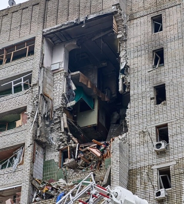 Загинула одна людина: уточнені дані про жертви внаслідок ракетного удару по Харкову