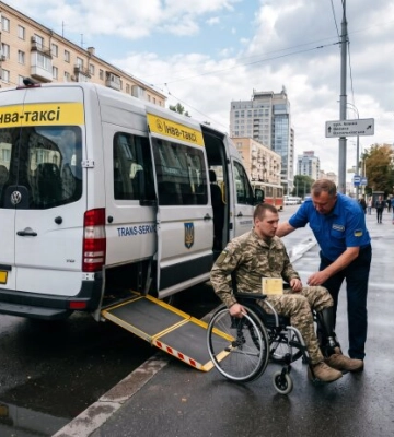 Спецавто для защитников через "Дію": Киев запустил инклюзивный транспортный сервис