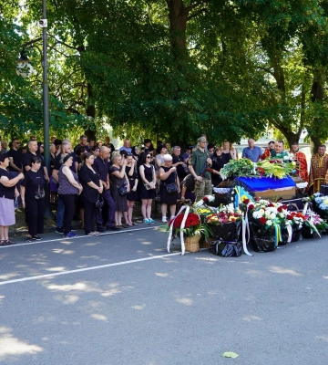 Із полеглим 31-річним солдатом Богданом Югасом попрощалися в Ужгороді