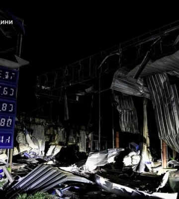 Полтавщина: росіяни знищили за ніч всі АЗС в одній з громад 