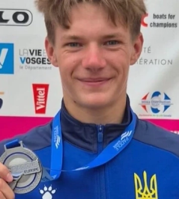 Крачко став срібним призером юніорського Чемпіонату Європи з веслувального слалому