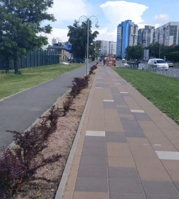 На Митниці в Черкасах відремонтують пішохідно‐велосипедну доріжку за 8,3 мільйона