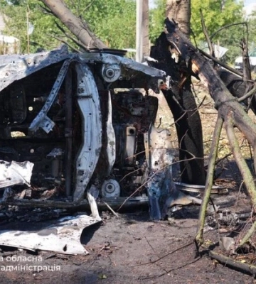 росіяни скинули керовані авіабомби на Запоріжжя