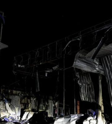 Атака на Полтавський район: росіяни вдарили по АЗС та підприємству