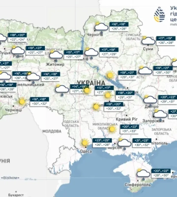 На українців чекає перепочинок від спеки: прогноз погоди на тиждень