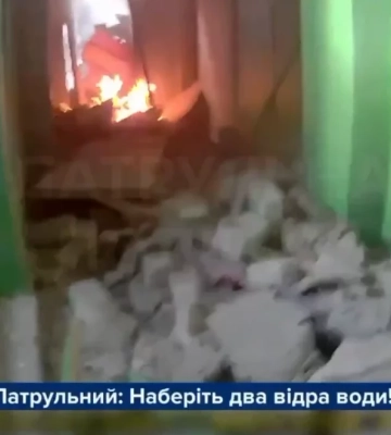 Обстріл Харкова 9 серпня: перші хвилини після удару показали копи (відео)