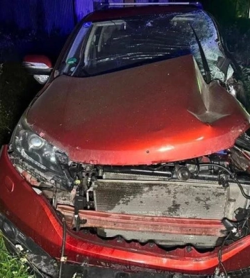 На Львівщині в ДТП зіткнулися Honda та рейсовий автобус: травмувалися троє людей