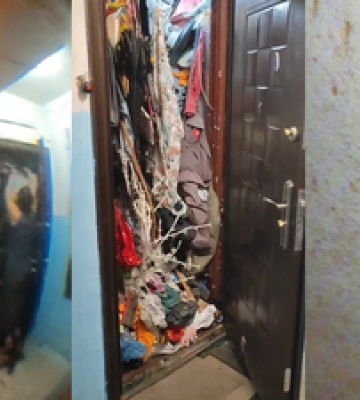 Сміття до стелі, таргани й нестерпний запах: полтавці скаржаться на захаращену квартиру сусідки