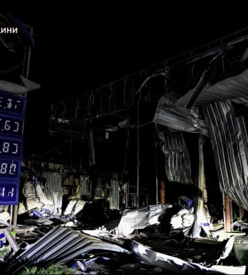 В Опішнянській громаді на Полтавщині внаслідок ворожих атак зруйновані всі АЗС