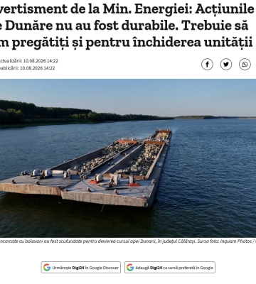 Румунія готується до можливої зупинки другого енергоблока АЕС Чернавода