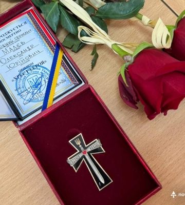Захисника з Волині посмертно нагородили «Хрестом Героя»