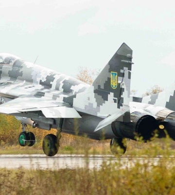 В Одесской области во время выполнения боевого задания разбился истребитель МиГ-29: пилот катапультировался
